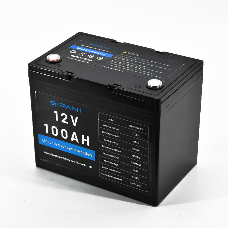 Eco 12V 100Ah LiFePO4 Lithium Battery Pack – 6000 Cycles, Solar/UPS/RV/Marine