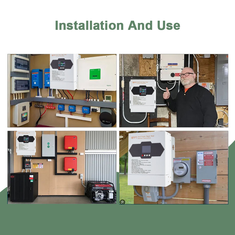 6000W Wind & Solar Hybrid MPPT Charge Controller – 12V/24V/48V