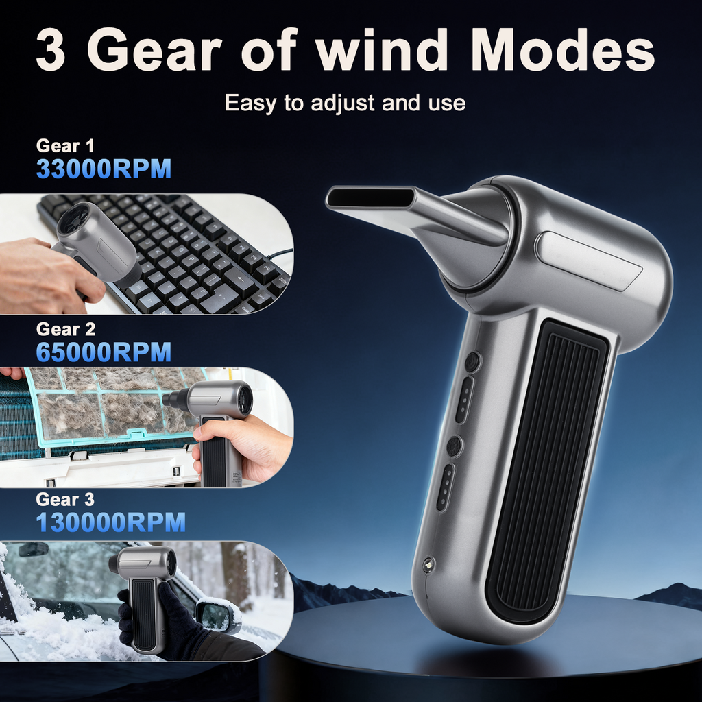 Turbo Jet Fan Blower Violent Fan Compressed Air Duster Car Vacuum Cleaner