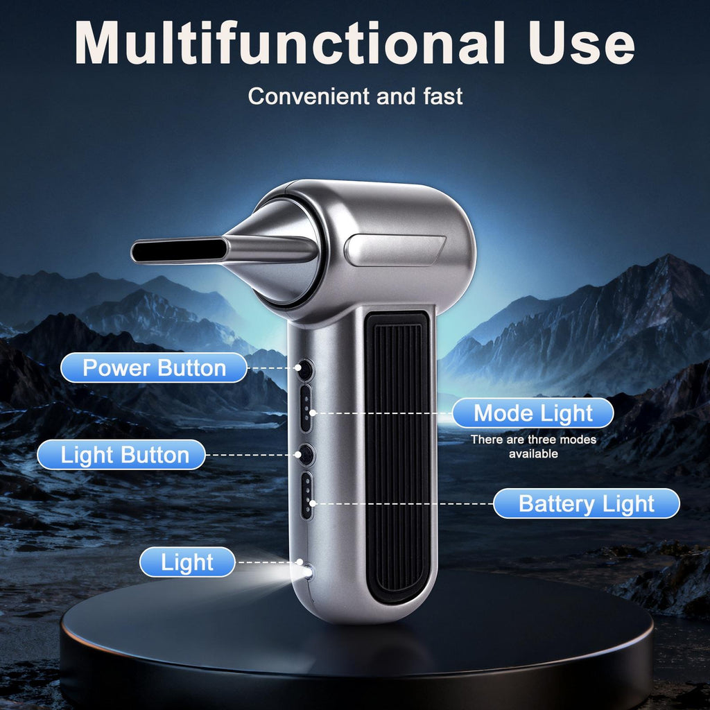 Turbo Jet Fan Blower Violent Fan Compressed Air Duster Car Vacuum Cleaner