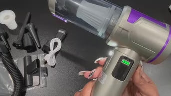 Vacuum/Air Duster 80,000RPM Super Power Mini Car Vacuum Cleaner 4-in-1 air Blower Gun Air Duster & Air Blower & Pump Hand Electric air Duster Handheld dust Blower Blower Cordless